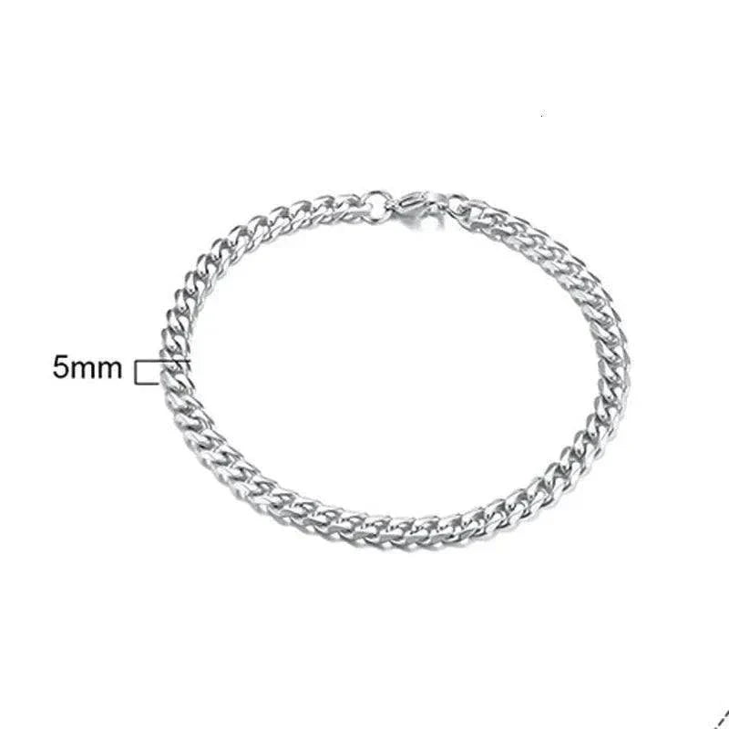 Mens Cuban Chain Bracelets