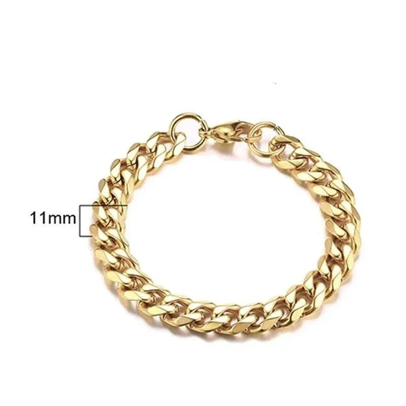 Mens Cuban Chain Bracelets