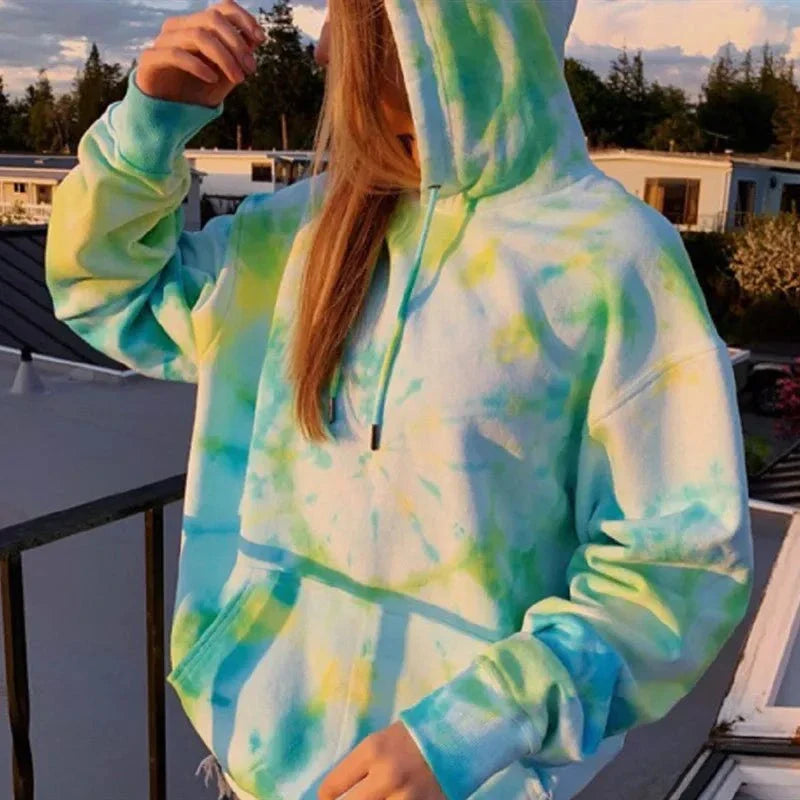 Streetwear Women's Hooded Oversized Pullover
