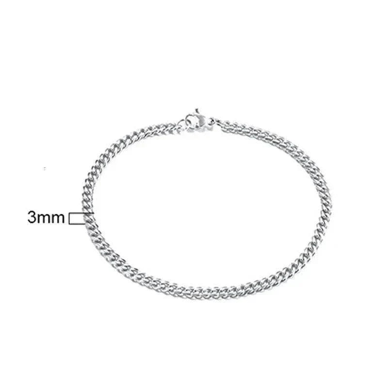 Mens Cuban Chain Bracelets