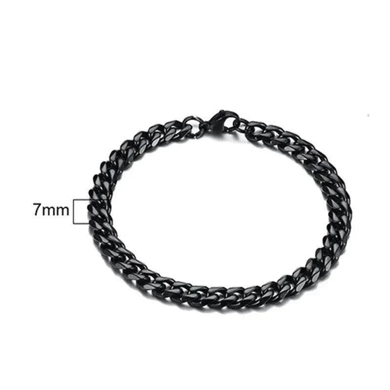Mens Cuban Chain Bracelets