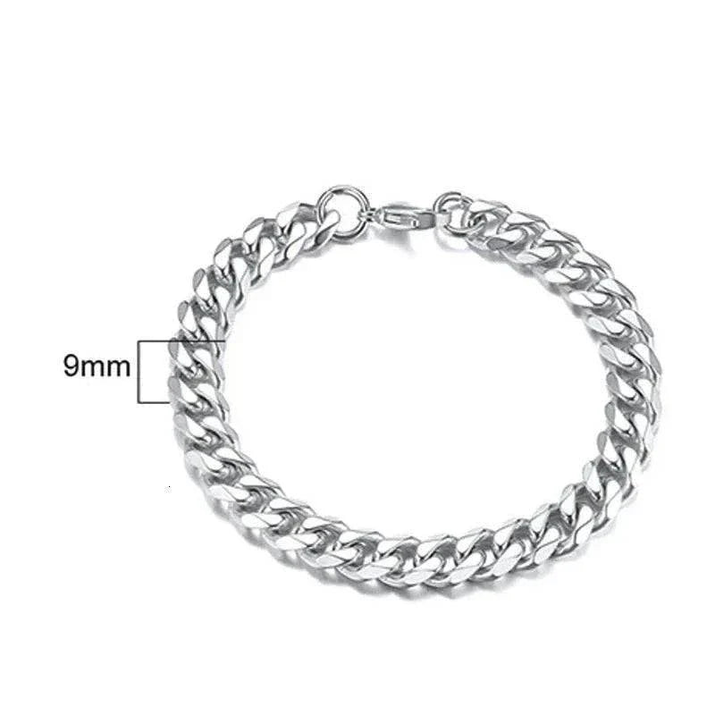 Mens Cuban Chain Bracelets