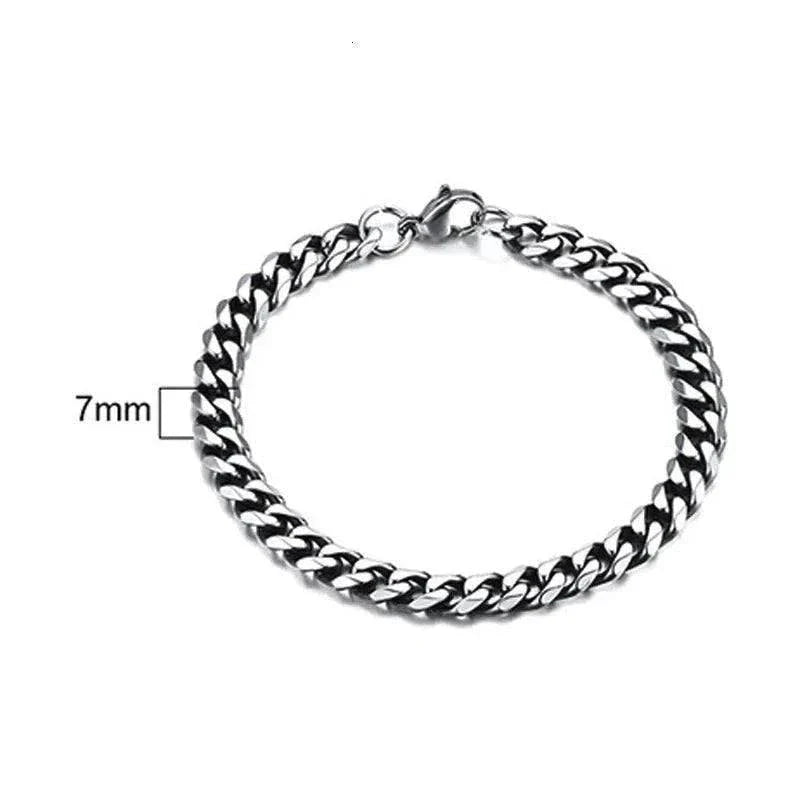 Mens Cuban Chain Bracelets