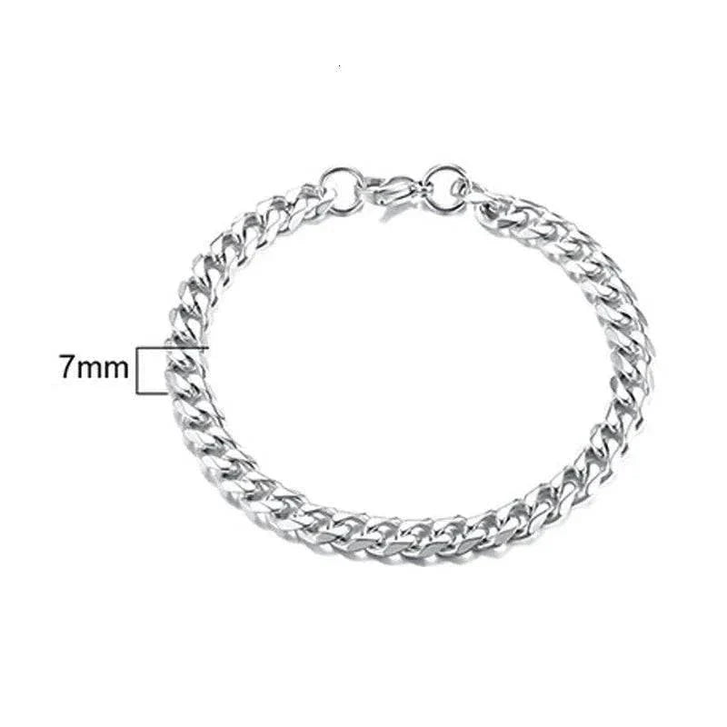 Mens Cuban Chain Bracelets