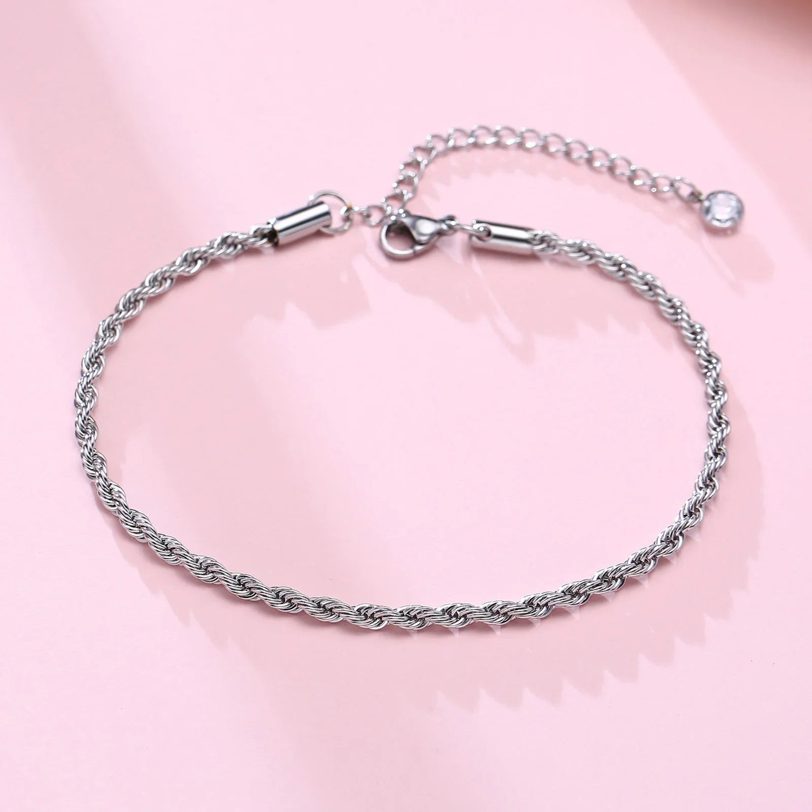 Men's Anklet With Cross Charm