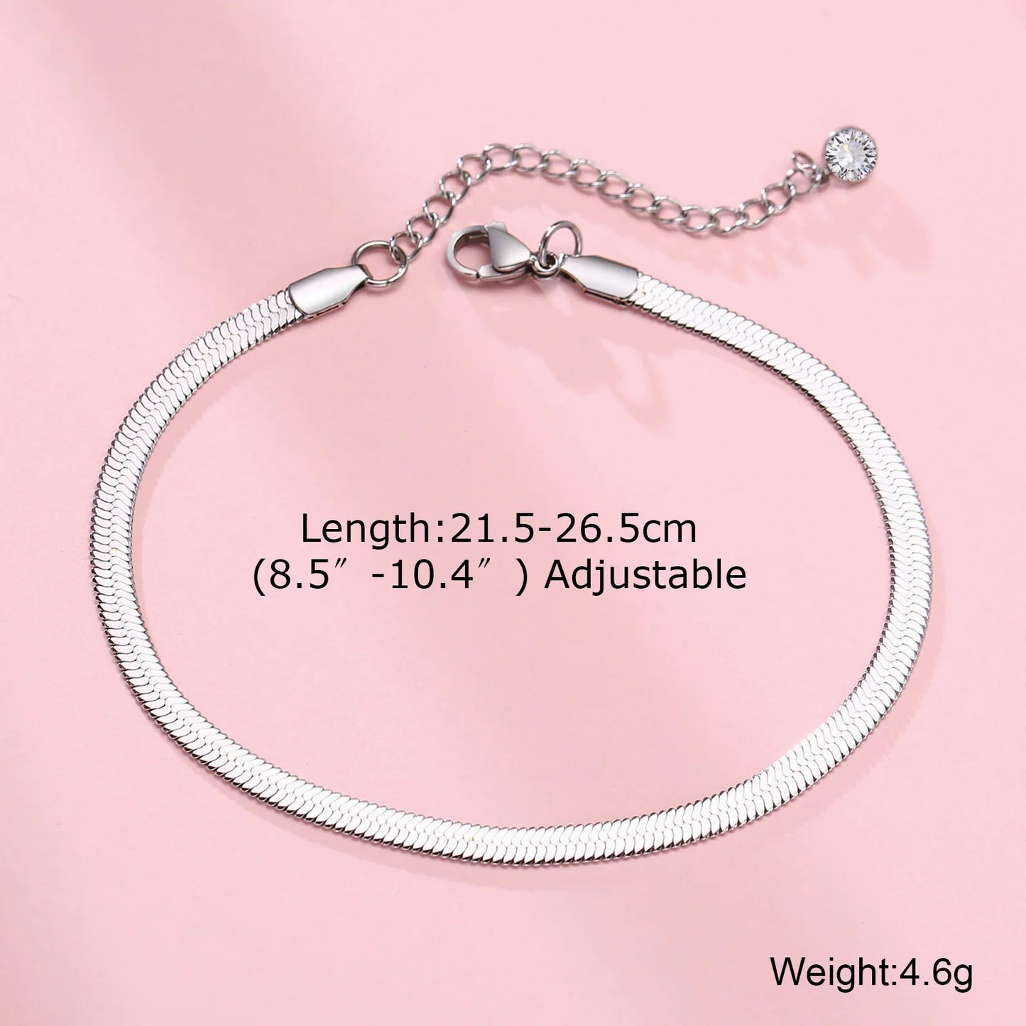 Men's Anklet With Cross Charm