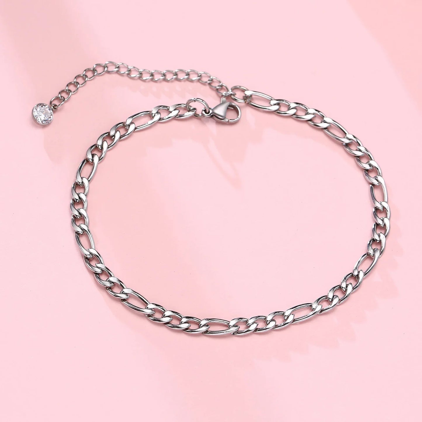 Men's Anklet With Cross Charm