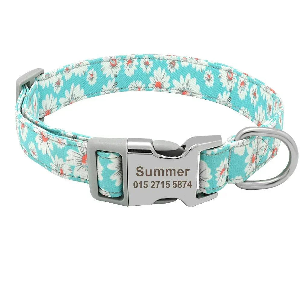 Engraved Puppy Collars - Personalized, Stylish & Adjustable For Your Pet
