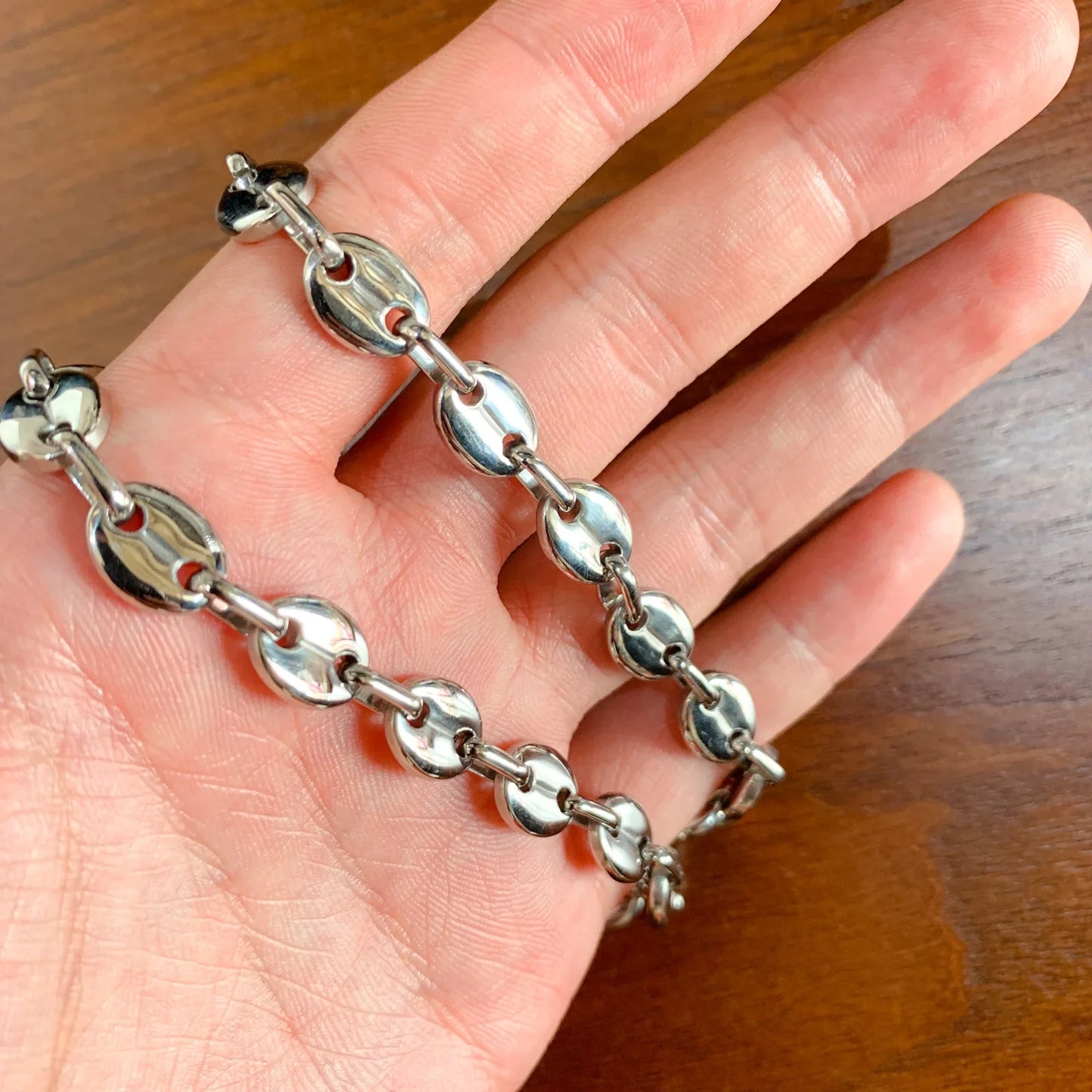 Stainless Steel Necklaces - Trendy Minimalist Geometric Chain for Men & Women