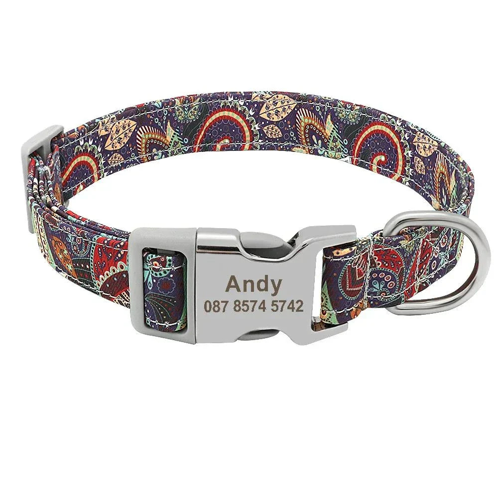 Engraved Puppy Collars - Personalized, Stylish & Adjustable For Your Pet