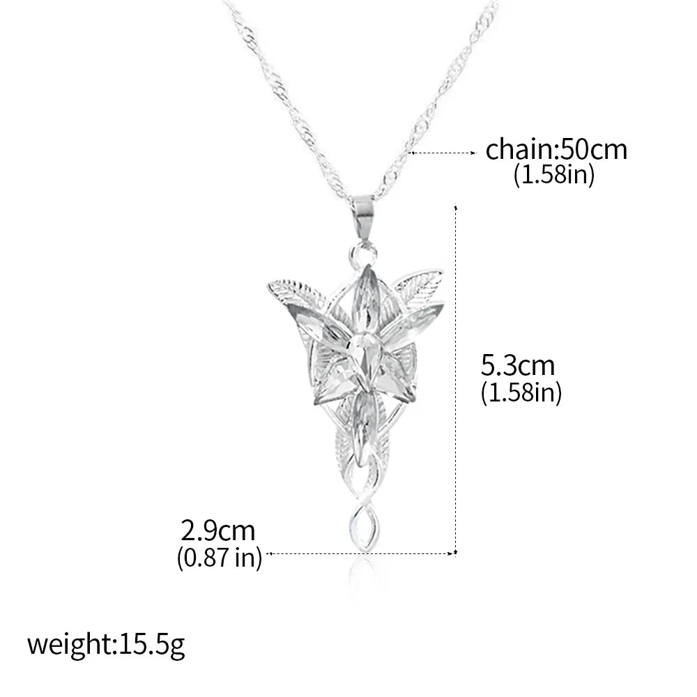 The Lord of the Rings Necklace - Unisex Geometric Pendant for Fans