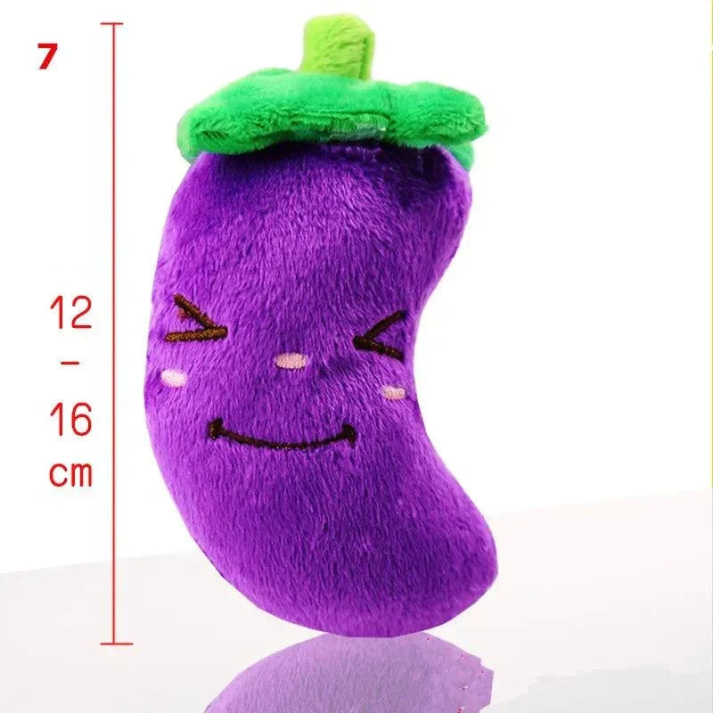 Fruit Animals Cartoon Dog Toys - Cute, Durable & Interactive Dog Toys