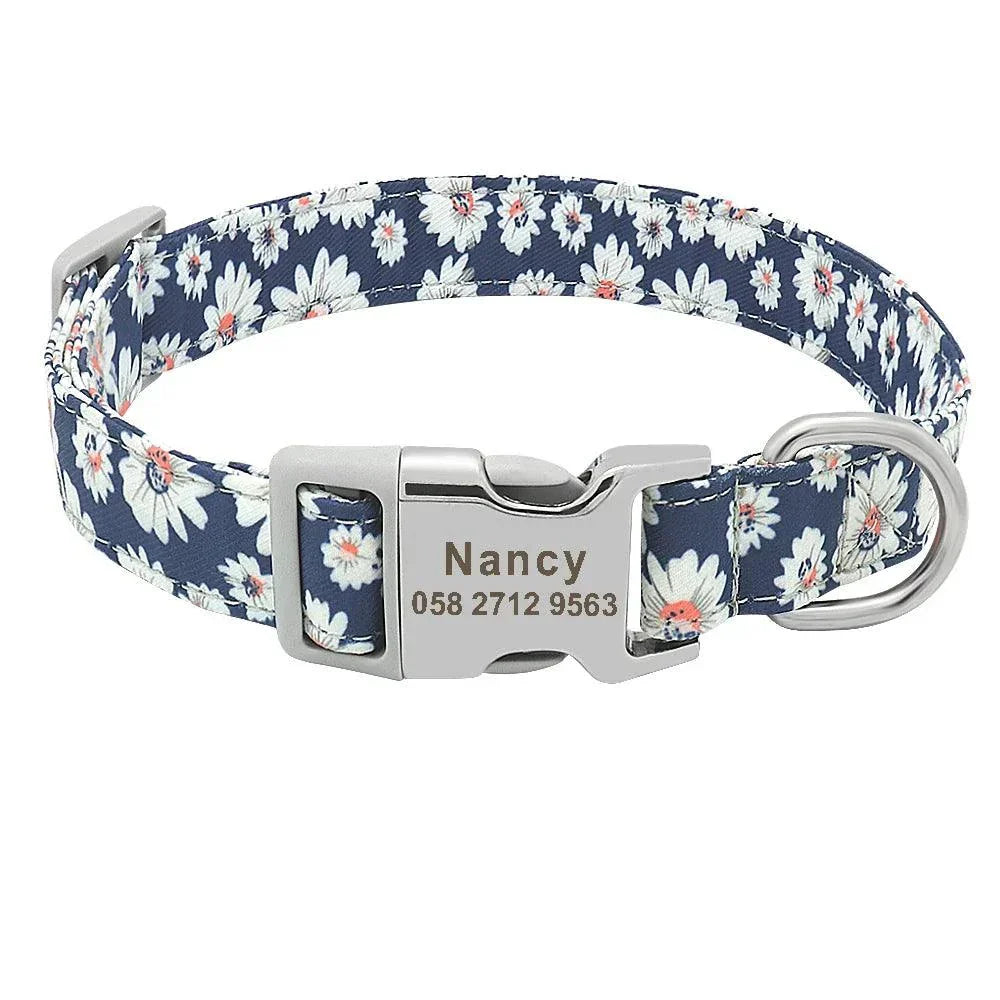 Engraved Puppy Collars - Personalized, Stylish & Adjustable For Your Pet