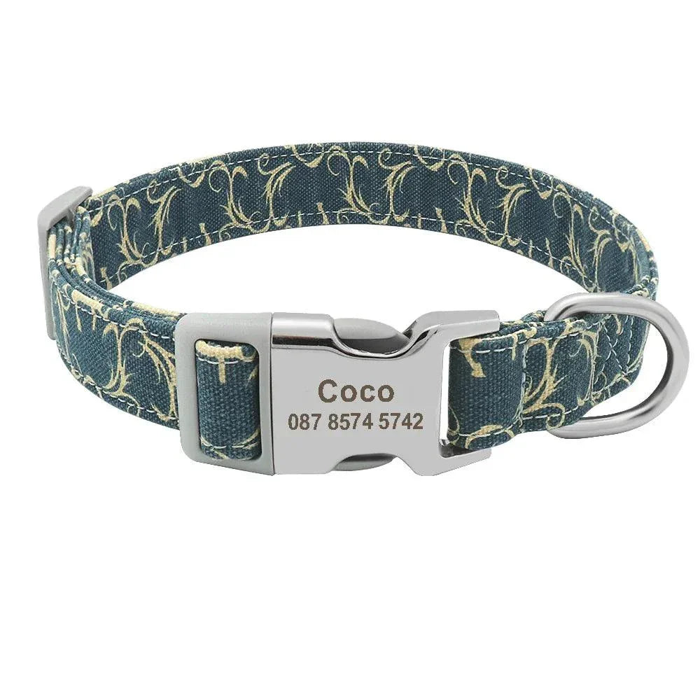 Engraved Puppy Collars - Personalized, Stylish & Adjustable For Your Pet