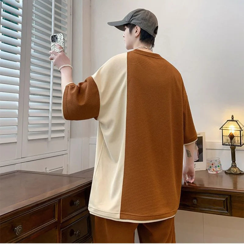 Men's Casual Cotton T-Shirt & Shorts Set