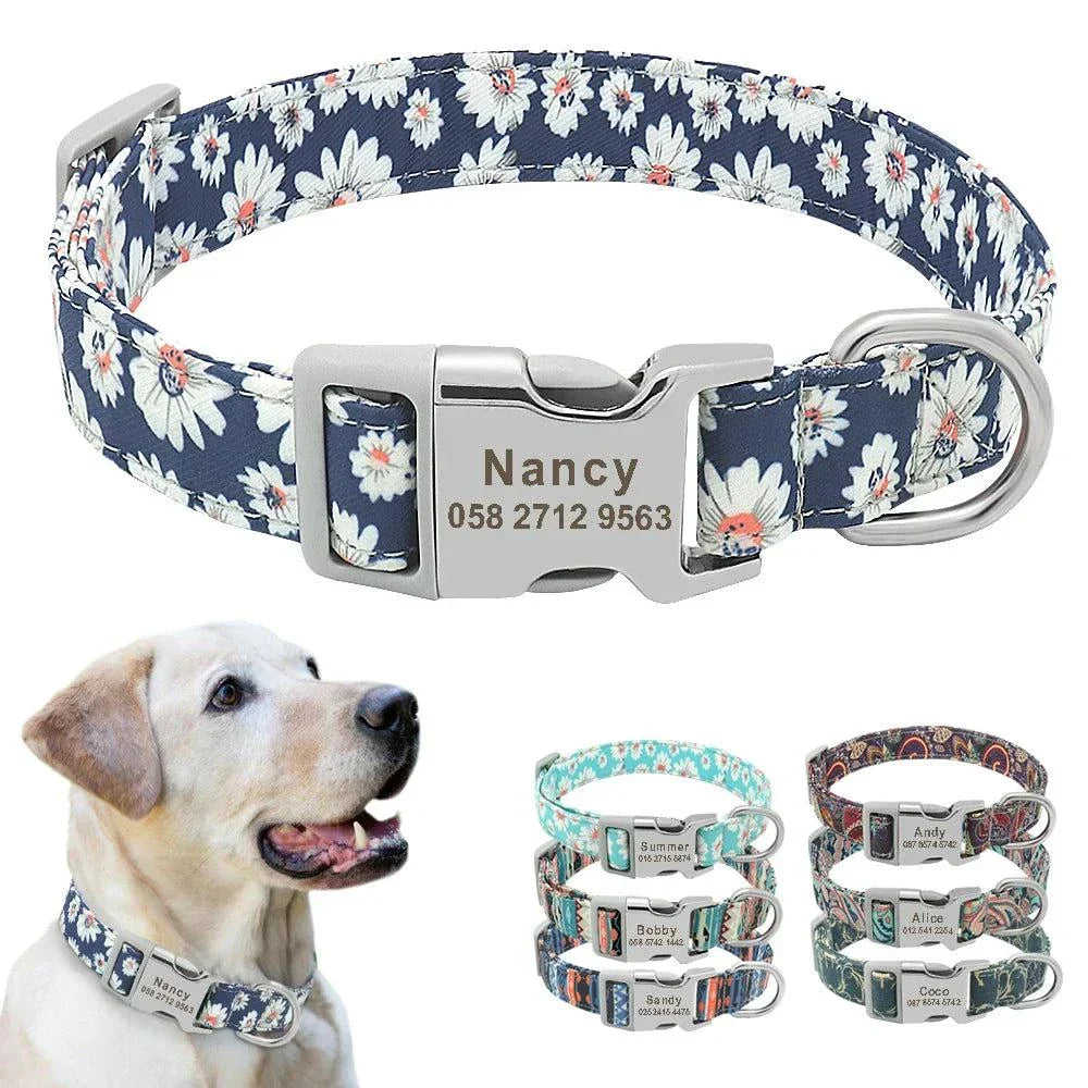 Engraved Puppy Collars - Personalized, Stylish & Adjustable For Your Pet
