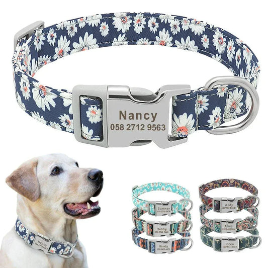 Engraved Puppy Collars - Personalized, Stylish & Adjustable For Your Pet