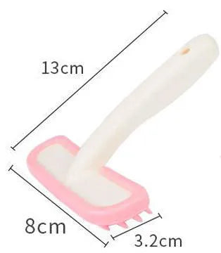Silicone Small Pet Grooming Brush - Gentle & Easy to Clean for Cats & Dogs