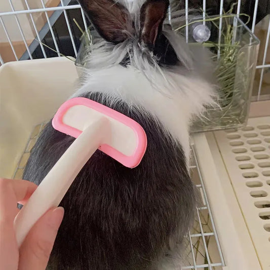 Silicone Small Pet Grooming Brush - Gentle & Easy to Clean for Cats & Dogs
