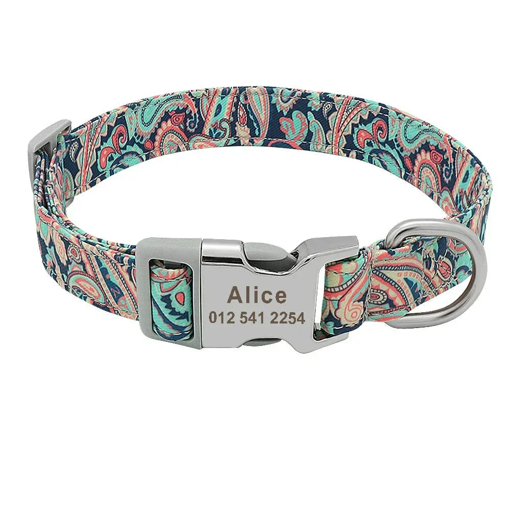 Engraved Puppy Collars - Personalized, Stylish & Adjustable For Your Pet