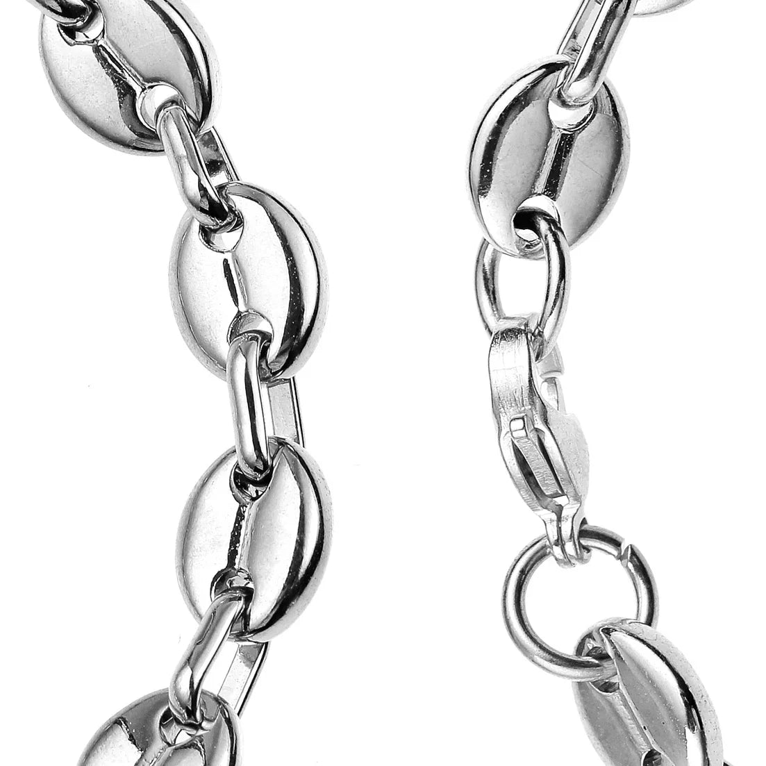 Stainless Steel Necklaces - Trendy Minimalist Geometric Chain for Men & Women