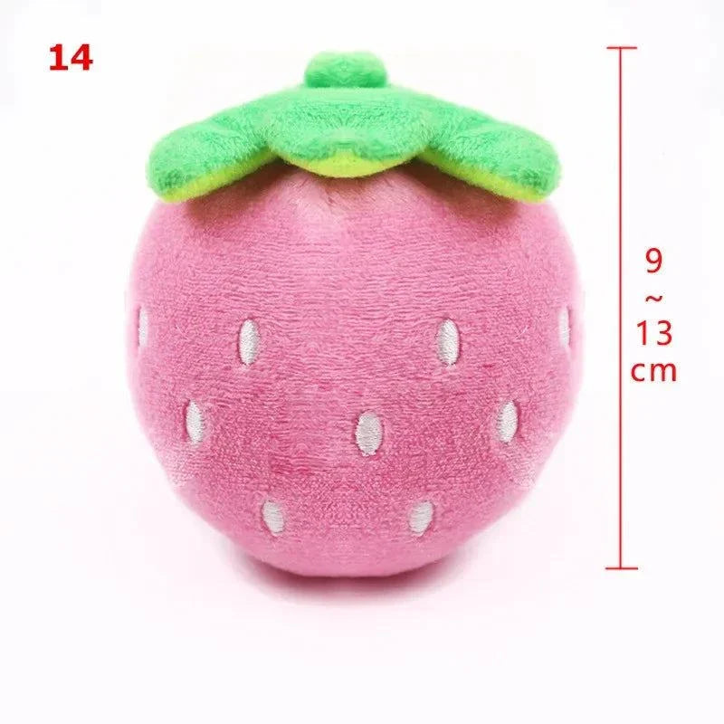 Fruit Animals Cartoon Dog Toys - Cute, Durable & Interactive Dog Toys