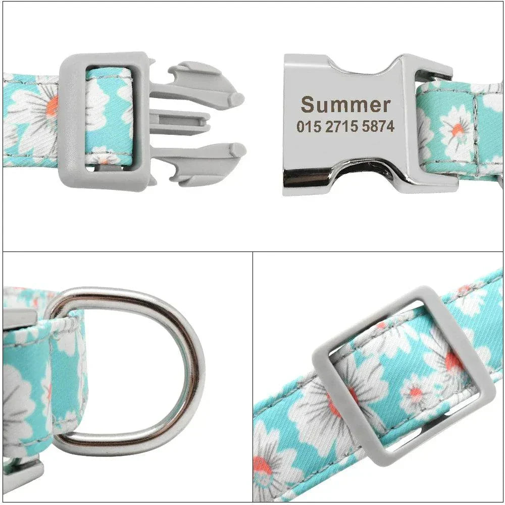 Engraved Puppy Collars - Personalized, Stylish & Adjustable For Your Pet
