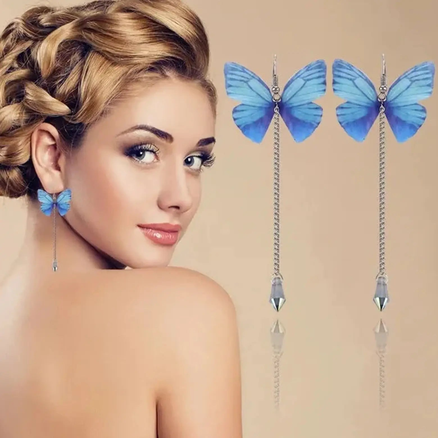 Handmade Butterfly earrings